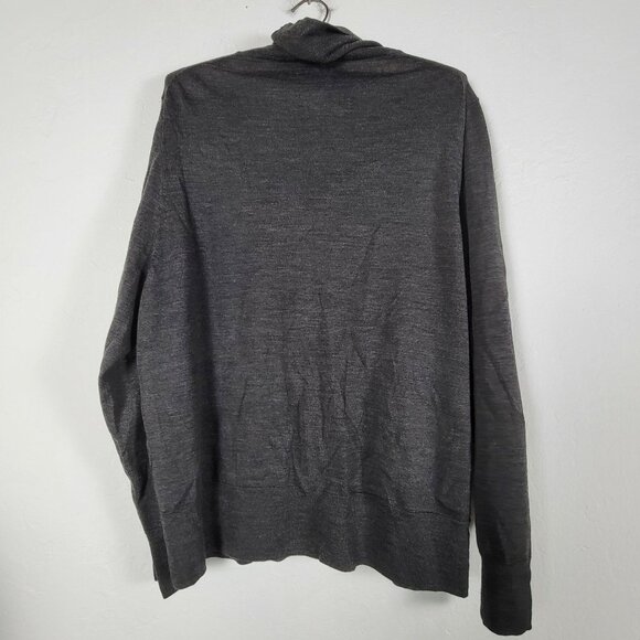 J. Crew Mercantile Gray Womens Turtleneck Sweater Size 3X Wool Blend Pullover - Picture 2 of 7